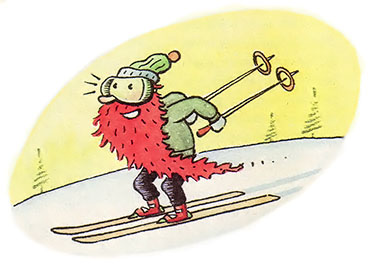 
Use shaving cream to prevent ski goggles from flogging up.
